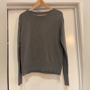 Pact Charcoal Crew Neck Sweater